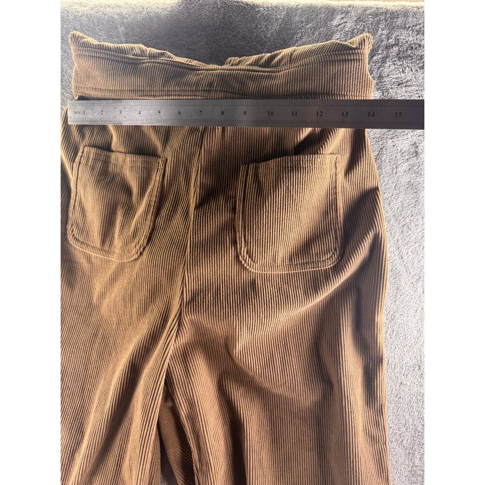 Sincerely Jules Corduroy Wide Leg Overall Jumpsuit Olive Brown Women’s M - Picture 3 of 12